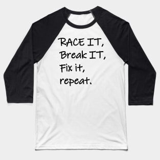 Race it Baseball T-Shirt